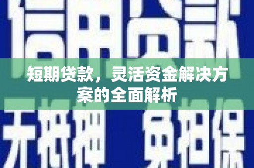 奎文短期贷款，灵活资金解决方案的全面解析