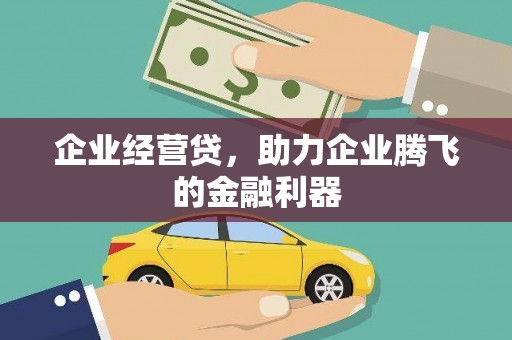 石嘴山企业经营贷，助力企业腾飞的金融利器