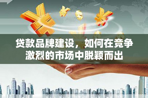 中区贷款品牌建设，如何在竞争激烈的市场中脱颖而出