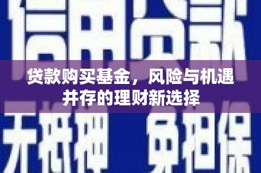 泰来贷款购买基金，风险与机遇并存的理财新选择