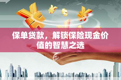 双滦保单贷款，解锁保险现金价值的智慧之选
