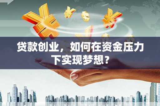 平谷贷款创业，如何在资金压力下实现梦想？