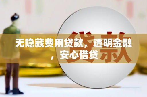 额济纳旗无隐藏费用贷款，透明金融，安心借贷