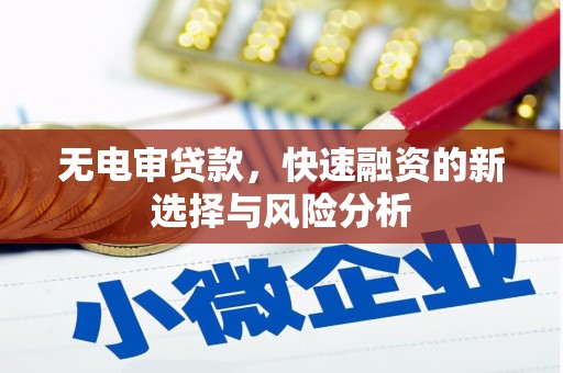 猇亭无电审贷款，快速融资的新选择与风险分析