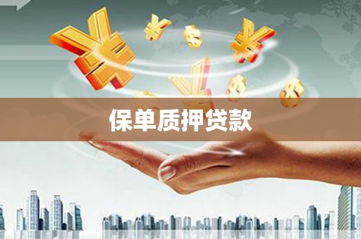 仙居保单质押贷款