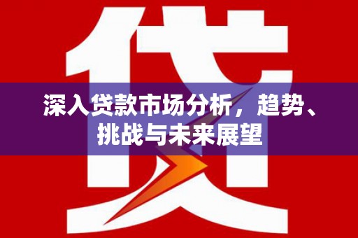 青山深入贷款市场分析，趋势、挑战与未来展望