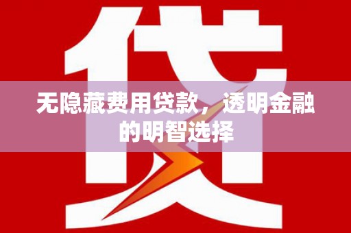 石岐无隐藏费用贷款，透明金融的明智选择
