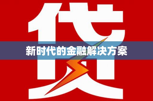 双桥新时代的金融解决方案